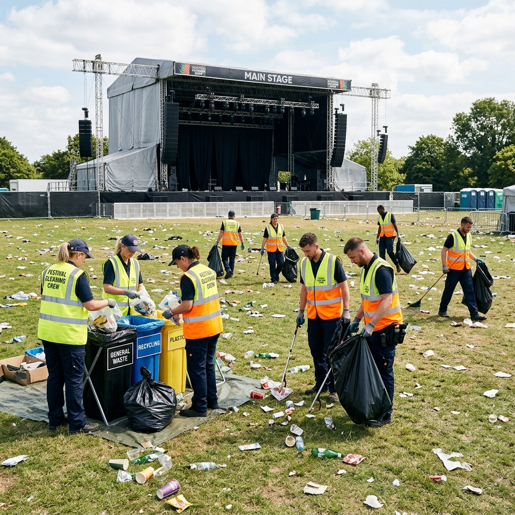 Úklid po akcích a festivalech